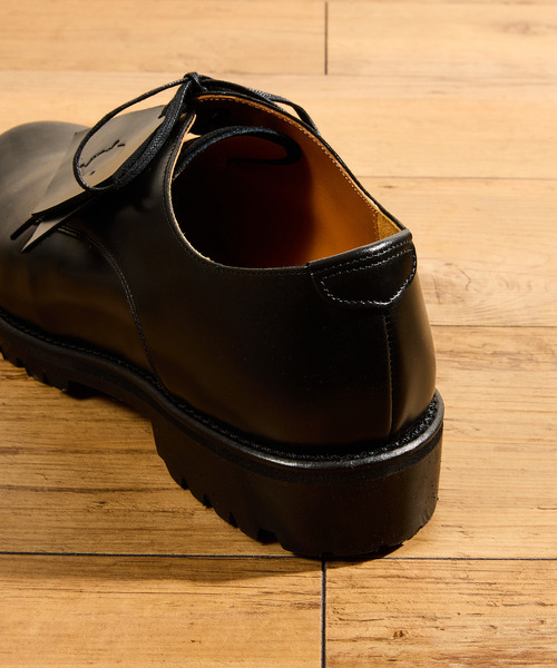 Tomo & Co(トモアンドシーオー)の「Tomo&Co トモアンドシーオー / OFFICER SHOES デュプイレザースリーアイレットオフィサーシューズ / TMTKS-S-0054(ドレスシューズ・メンズ・ブラック・27cm/26cm/25cm)」の18枚目の写真