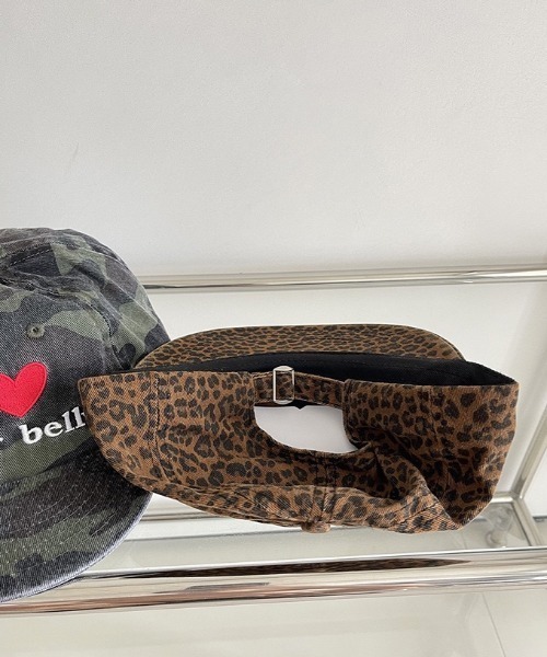 セール】【選べる2柄】 i love刺繍ロゴフラットバイザーキャップ