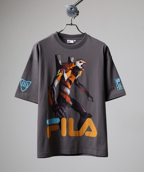 FILA(フィラ)の「FILA x Evangelion フィラ×エヴァンゲリオン プリントグラフィックTシャツ(Tシャツ/カットソー・レディース・ブラック/グレー/ホワイト・S/M/L/XL)」の3枚目の写真