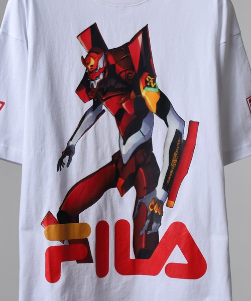 FILA(フィラ)の「FILA x Evangelion フィラ×エヴァンゲリオン プリントグラフィックTシャツ(Tシャツ/カットソー・レディース・ブラック/グレー/ホワイト・S/M/L/XL)」の5枚目の写真