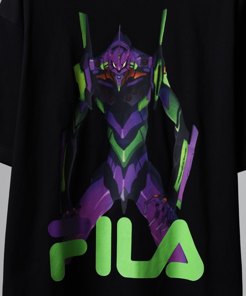 FILA(フィラ)の「FILA x Evangelion フィラ×エヴァンゲリオン プリントグラフィックTシャツ(Tシャツ/カットソー・レディース・ブラック/グレー/ホワイト・S/M/L/XL)」の14枚目の写真