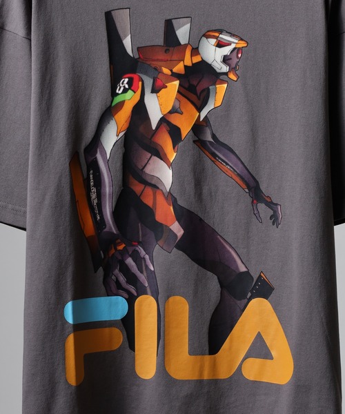 FILA(フィラ)の「FILA x Evangelion フィラ×エヴァンゲリオン プリントグラフィックTシャツ(Tシャツ/カットソー・レディース・ブラック/グレー/ホワイト・S/M/L/XL)」の9枚目の写真