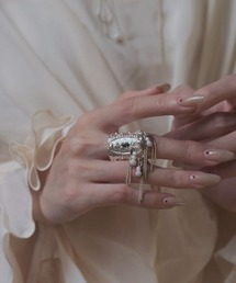 Vipoa | Silver tassel ring(リング)