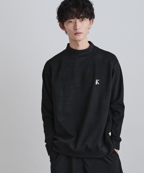 tk.TAKEO KIKUCHI(ティーケータケオキクチ)の「モイスチャースムースモックネックカットソー(Tシャツ/カットソー・メンズ・ホワイト/ブラック/グレー・02/03/04)」の8枚目の写真