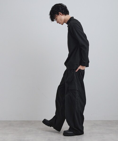 tk.TAKEO KIKUCHI(ティーケータケオキクチ)の「モイスチャースムースモックネックカットソー(Tシャツ/カットソー・メンズ・ホワイト/ブラック/グレー・02/03/04)」の10枚目の写真