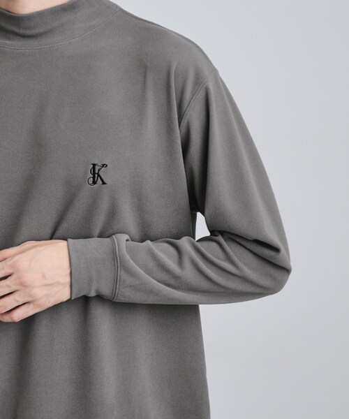 tk.TAKEO KIKUCHI(ティーケータケオキクチ)の「モイスチャースムースモックネックカットソー(Tシャツ/カットソー・メンズ・ホワイト/ブラック/グレー・02/03/04)」の20枚目の写真