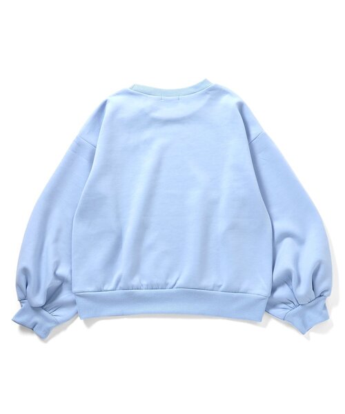 algy（アルジー）の「りぼんトレーナー（スウェット・キッズ・グレー/オフホワイト/サックスブルー・XX-SMALL/X-SMALL/MEDIUM/SMALL）」の7枚目の写真