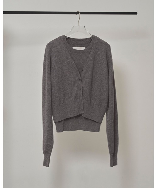 todayful 2set Useful Knit グレー 2set Useful Knit（ニット/セーター）｜TODAYFUL（トゥデイフル）の