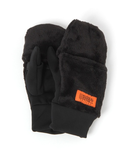 UNIVERSAL OVERALL(ユニバーサルオーバーオール)の「【UNIVERSAL OVERALL(ユニバーサルオーバーオール)】ファーフードグローブ(手袋・レディース・その他1/ブラック・FREE)」の6枚目の写真