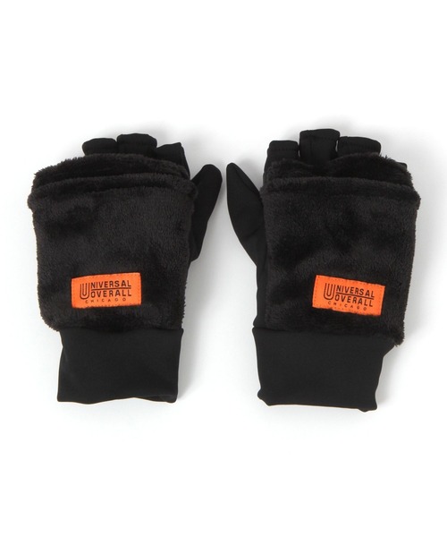 UNIVERSAL OVERALL(ユニバーサルオーバーオール)の「【UNIVERSAL OVERALL(ユニバーサルオーバーオール)】ファーフードグローブ(手袋・レディース・その他1/ブラック・FREE)」の9枚目の写真
