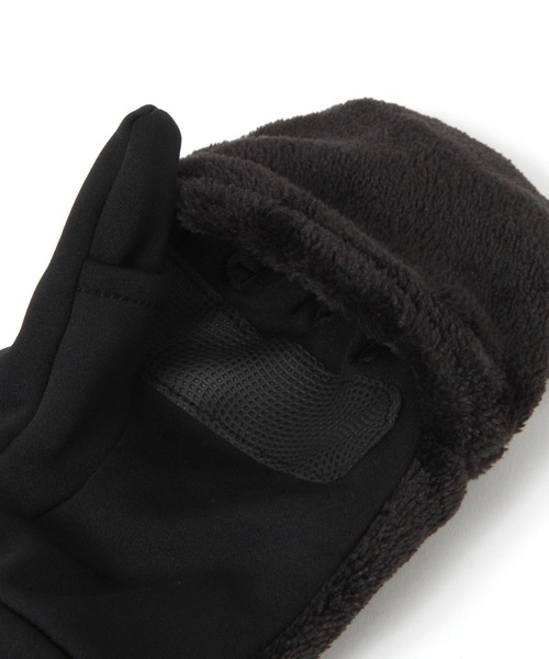 UNIVERSAL OVERALL(ユニバーサルオーバーオール)の「【UNIVERSAL OVERALL(ユニバーサルオーバーオール)】ファーフードグローブ(手袋・レディース・その他1/ブラック・FREE)」の12枚目の写真