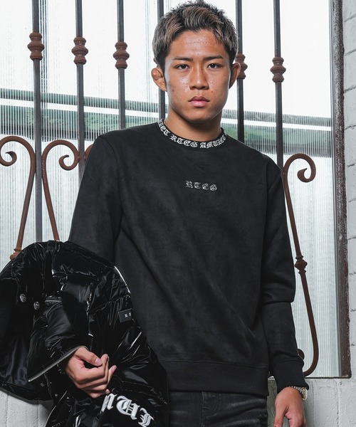 adamsJUGGLER(アダムスジャグラー)の「RTEG O.E プレート&N.J スウェットプル(スウェット・メンズ・ホワイト/ブラック・S/M/L/XL)」の16枚目の写真