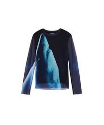【Desigual×BOTTER】オーシャンプリントシアーTシャツ