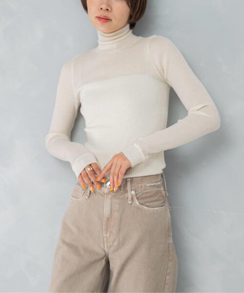 URBAN RESEARCH ROSSO WOMEN(アーバンリサーチ ロッソ)の「GICIPI PRUGNA(ニット/セーター・レディース・ブラック/オフホワイト・3)」の3枚目の写真