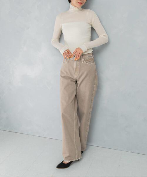 URBAN RESEARCH ROSSO WOMEN(アーバンリサーチ ロッソ)の「GICIPI PRUGNA(ニット/セーター・レディース・ブラック/オフホワイト・3)」の4枚目の写真