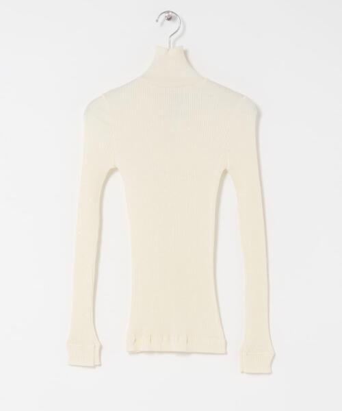 URBAN RESEARCH ROSSO WOMEN(アーバンリサーチ ロッソ)の「GICIPI PRUGNA(ニット/セーター・レディース・ブラック/オフホワイト・3)」の5枚目の写真
