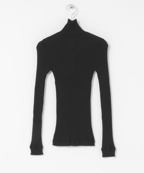 URBAN RESEARCH ROSSO WOMEN(アーバンリサーチ ロッソ)の「GICIPI PRUGNA(ニット/セーター・レディース・ブラック/オフホワイト・3)」の7枚目の写真