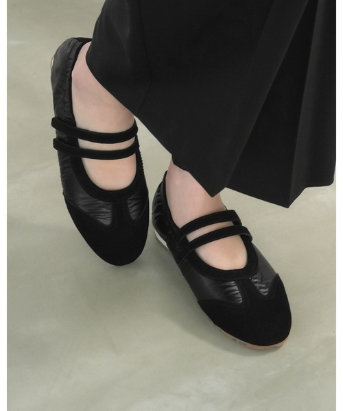 Emma Francis(エマフランシス)の「メリージェーン スニーカー(スニーカー・レディース・シルバー/ブラック/ピンク・22.0cm/22.5cm/23.0cm/23.5cm/24.0cm/24.5cm/25.0cm)」の2枚目の写真