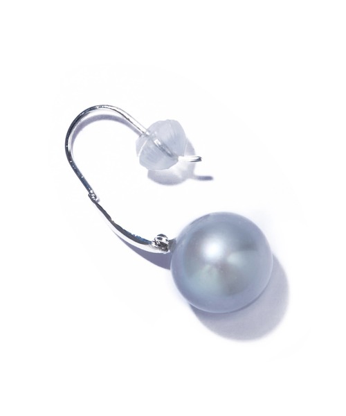 les bonbon(ルボンボン)の「【les bon bon】brume pearl hook pierce/ブリュム パール フック ピアス BOB833(ピアス(両耳用)・レディース・シルバー・FREE)」の5枚目の写真