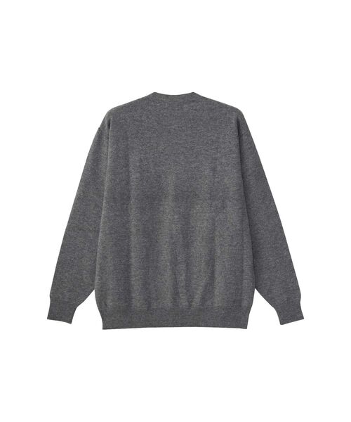 HYSTERIC GLAMOUR グレー長袖Vニット HYSTERIC GLAMOUR グレー長袖Vニット HYSTERIC GLAMOUR