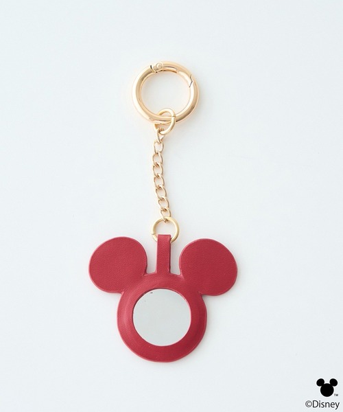 Disney(ディズニー)の「Disney/ミッキー&ミニーミラー付きチャーム(キーホルダー・レディース・レッド/ブラック・FREE)」の11枚目の写真