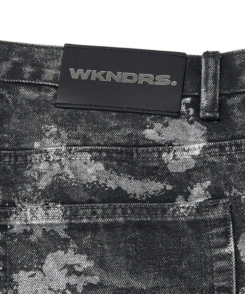 WKNDRS(ウィーキャンドース)の「SKULL COATED DENIM PANTS (BLACK)(デニムパンツ・レディース・その他・MEDIUM/LARGE/X-LARGE)」の5枚目の写真