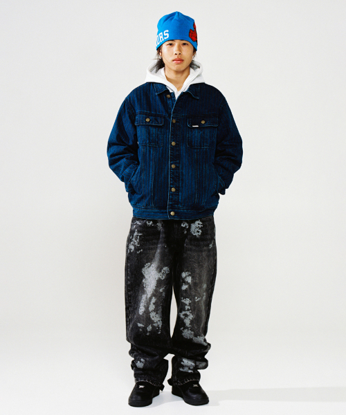 WKNDRS(ウィーキャンドース)の「SKULL COATED DENIM PANTS (BLACK)(デニムパンツ・レディース・その他・MEDIUM/LARGE/X-LARGE)」の7枚目の写真
