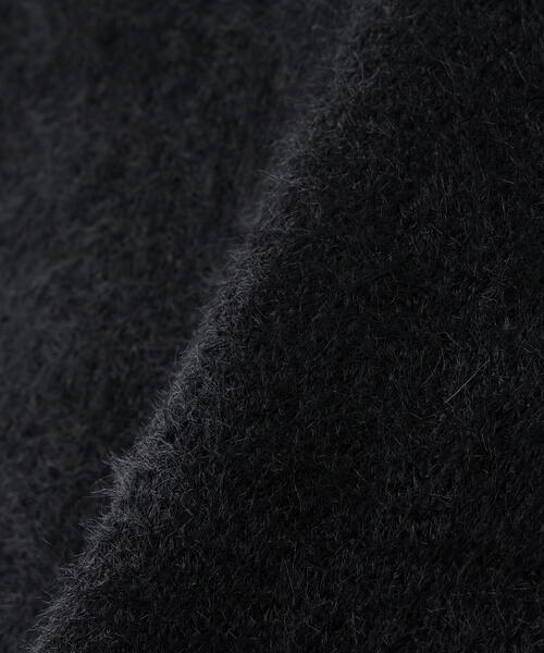 DANKE SCHON(ダンケシェーン)の「【WEB&DEPOT限定】DankeSchon/ダンケシェーン/SHAGGY CARDIGAN(カーディガン/ボレロ・レディース・ブラック/ホワイト/モスグリーン・L/XL/M)」の6枚目の写真