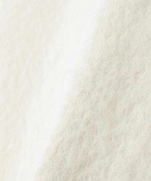 DANKE SCHON(ダンケシェーン)の「【WEB&DEPOT限定】DankeSchon/ダンケシェーン/SHAGGY CARDIGAN(カーディガン/ボレロ・レディース・ブラック/ホワイト/モスグリーン・L/XL/M)」の7枚目の写真