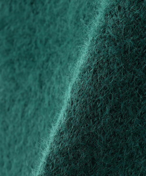 DANKE SCHON(ダンケシェーン)の「【WEB&DEPOT限定】DankeSchon/ダンケシェーン/SHAGGY CARDIGAN(カーディガン/ボレロ・レディース・ブラック/ホワイト/モスグリーン・L/XL/M)」の11枚目の写真
