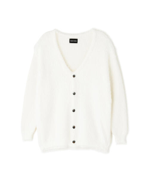DANKE SCHON(ダンケシェーン)の「【WEB&DEPOT限定】DankeSchon/ダンケシェーン/SHAGGY CARDIGAN(カーディガン/ボレロ・レディース・ブラック/ホワイト/モスグリーン・L/XL/M)」の14枚目の写真