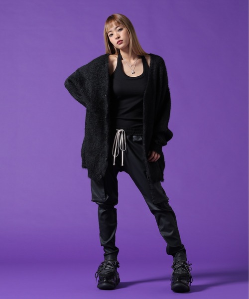 DANKE SCHON(ダンケシェーン)の「【WEB&DEPOT限定】DankeSchon/ダンケシェーン/SHAGGY CARDIGAN(カーディガン/ボレロ・レディース・ブラック/ホワイト/モスグリーン・L/XL/M)」の19枚目の写真