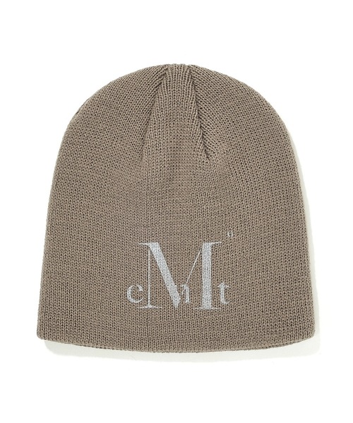 MUCENT(ムセント)の「シグニチャービーニー (4カラー)(ニットキャップ/ビーニー・レディース・Beige/ブラック/アイボリー/グレー・FREE)」の1枚目の写真