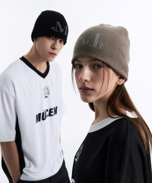 MUCENT(ムセント)の「シグニチャービーニー (4カラー)(ニットキャップ/ビーニー・レディース・Beige/ブラック/アイボリー/グレー・FREE)」の11枚目の写真