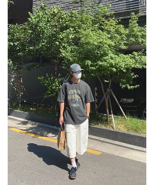 GAKKAI UNIONS(ガッカイユニオンズ)の「マイデイピグメント 半袖Tシャツ チャコール(Tシャツ/カットソー・レディース・その他・MEDIUM/LARGE)」の2枚目の写真