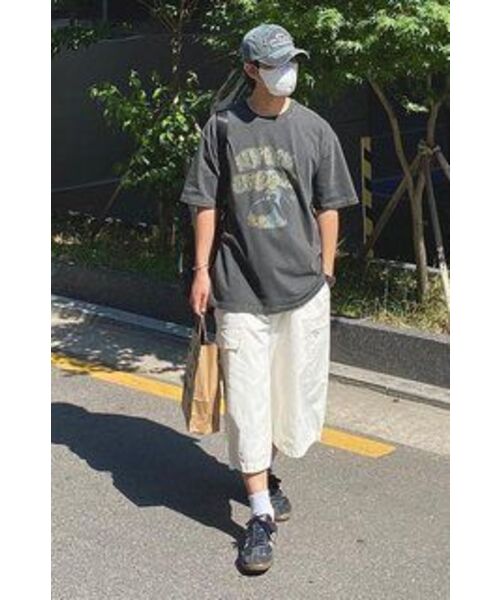 GAKKAI UNIONS(ガッカイユニオンズ)の「マイデイピグメント 半袖Tシャツ チャコール(Tシャツ/カットソー・レディース・その他・MEDIUM/LARGE)」の3枚目の写真