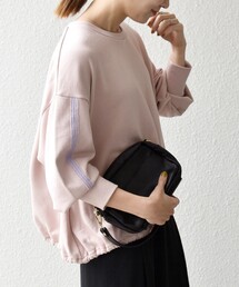 SHIPS any | SHIPS any:〈洗濯機可能〉裏毛 バイカラー ドロスト ルーズ スウェット プルオーバー(スウェット)