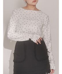 merry jenny | フラワーメロートップス(Tシャツ/カットソー)