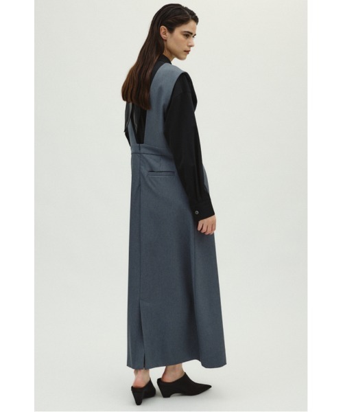 RIM.ARK（リムアーク）の「Vest like jumper SK ベストライクジャンパースカート（ジャンパースカート・レディース・グレー/ブラック・36/38）」の19枚目の写真