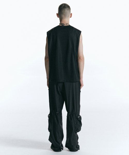 INSILENCE(インサイロンス)の「アジャスタブルカーゴパンツ BLACK(その他パンツ・レディース・その他・MEDIUM/LARGE)」の4枚目の写真