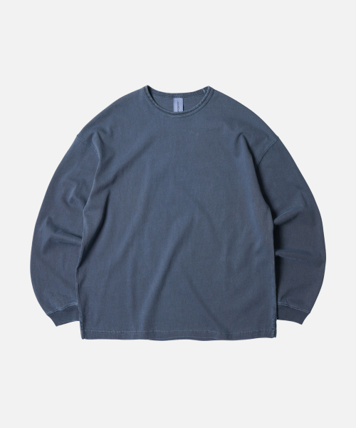 FRIZMWORKS(フリズムワークス)の「OG PIGMENT DYEING L/S TEE _ BLUE(Tシャツ/カットソー・メンズ・その他・MEDIUM/LARGE/X-LARGE/SMALL)」の1枚目の写真