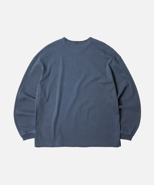 FRIZMWORKS(フリズムワークス)の「OG PIGMENT DYEING L/S TEE _ BLUE(Tシャツ/カットソー・メンズ・その他・MEDIUM/LARGE/X-LARGE/SMALL)」の2枚目の写真