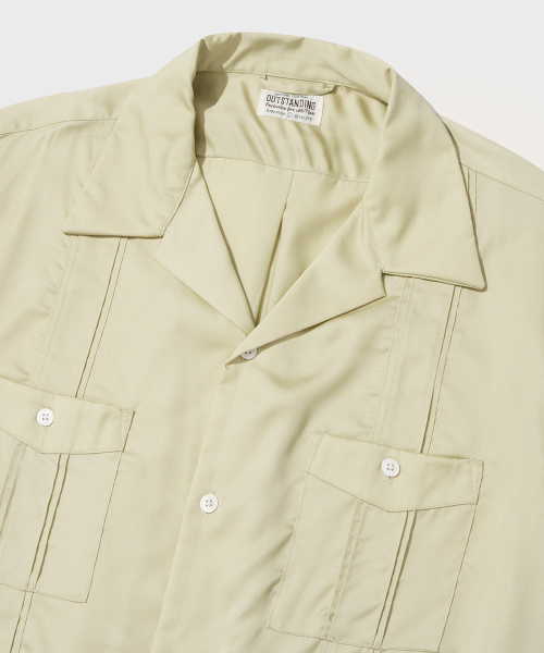 OUTSTANDING(アウトスタンディング)の「4PK CUBAN COLLAR HALF SHIRT_LIGHT KHAKI(シャツ/ブラウス・メンズ・その他・SMALL/MEDIUM/LARGE)」の3枚目の写真