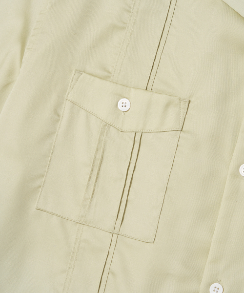 OUTSTANDING(アウトスタンディング)の「4PK CUBAN COLLAR HALF SHIRT_LIGHT KHAKI(シャツ/ブラウス・メンズ・その他・SMALL/MEDIUM/LARGE)」の4枚目の写真