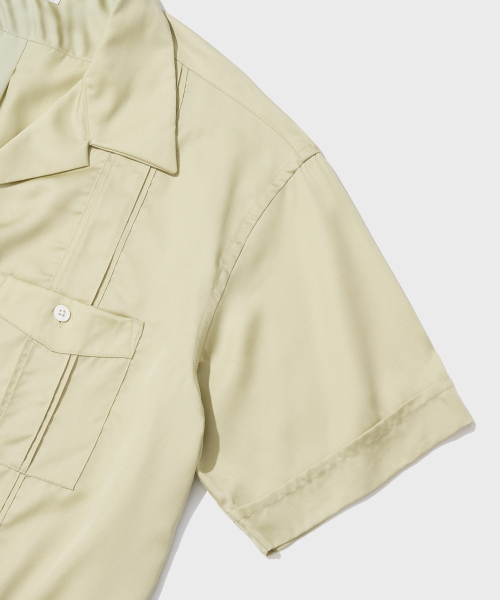 OUTSTANDING(アウトスタンディング)の「4PK CUBAN COLLAR HALF SHIRT_LIGHT KHAKI(シャツ/ブラウス・メンズ・その他・SMALL/MEDIUM/LARGE)」の5枚目の写真