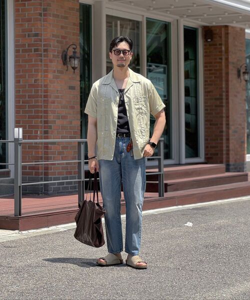 OUTSTANDING(アウトスタンディング)の「4PK CUBAN COLLAR HALF SHIRT_LIGHT KHAKI(シャツ/ブラウス・メンズ・その他・SMALL/MEDIUM/LARGE)」の8枚目の写真
