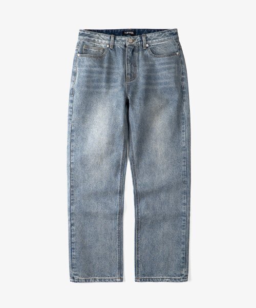 TOFFEE(トフィー)の「GL ワイドデニムパンツ (OIL INDIGO)(デニムパンツ・メンズ・その他・SMALL/MEDIUM/LARGE/X-LARGE/X-SMALL)」の2枚目の写真