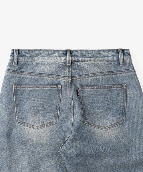 TOFFEE(トフィー)の「GL ワイドデニムパンツ (OIL INDIGO)(デニムパンツ・メンズ・その他・SMALL/MEDIUM/LARGE/X-LARGE/X-SMALL)」の4枚目の写真