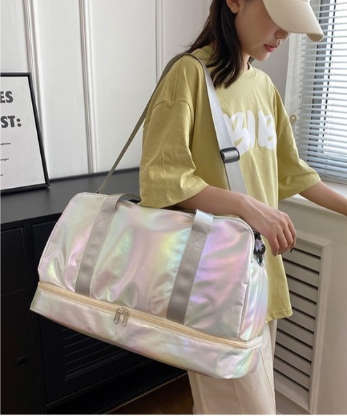 BACKYARD FAMILY(バックヤードファミリー)の「ボストンバッグ スポーツバッグ pmybostonbag19(ボストンバッグ・レディース・ブルー/ピンク/ミント/パープル/ホワイト/イエロー/その他・FREE)」の9枚目の写真