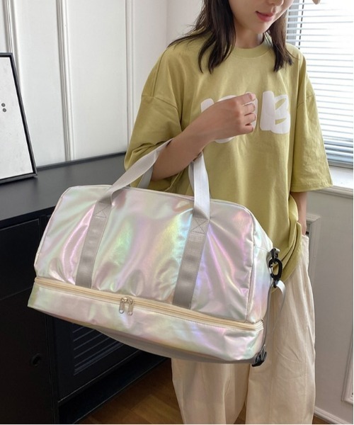 BACKYARD FAMILY(バックヤードファミリー)の「ボストンバッグ スポーツバッグ pmybostonbag19(ボストンバッグ・レディース・ブルー/ピンク/ミント/パープル/ホワイト/イエロー/その他・FREE)」の10枚目の写真